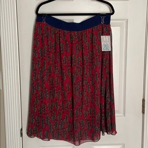 NWT LuLaRoe 2XL Lola Skirt